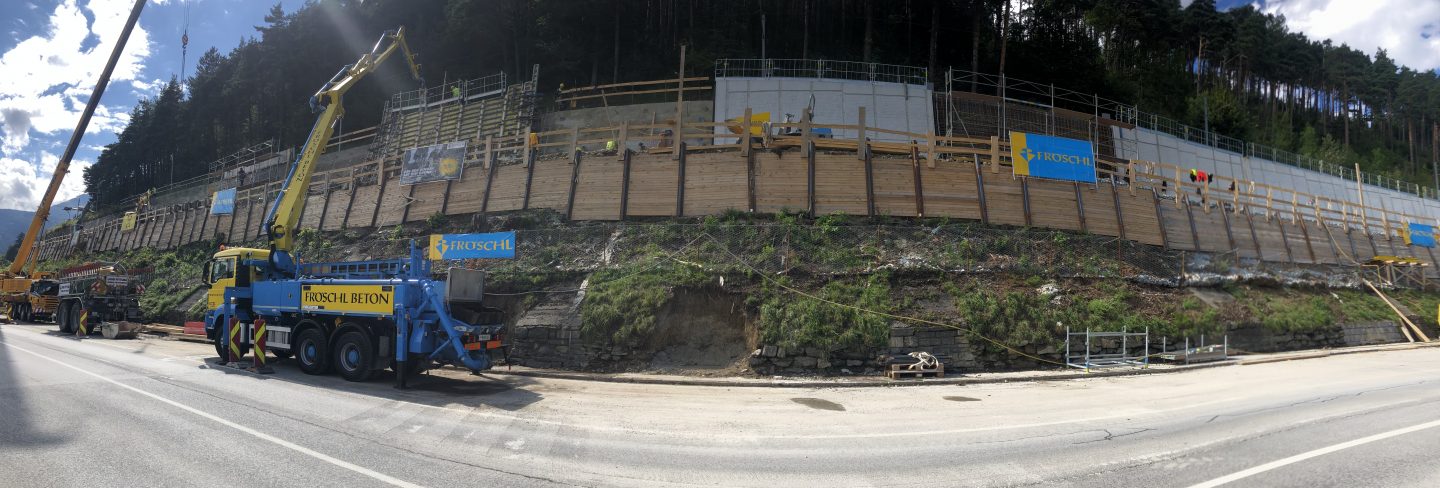 Errichtung Stützmauer