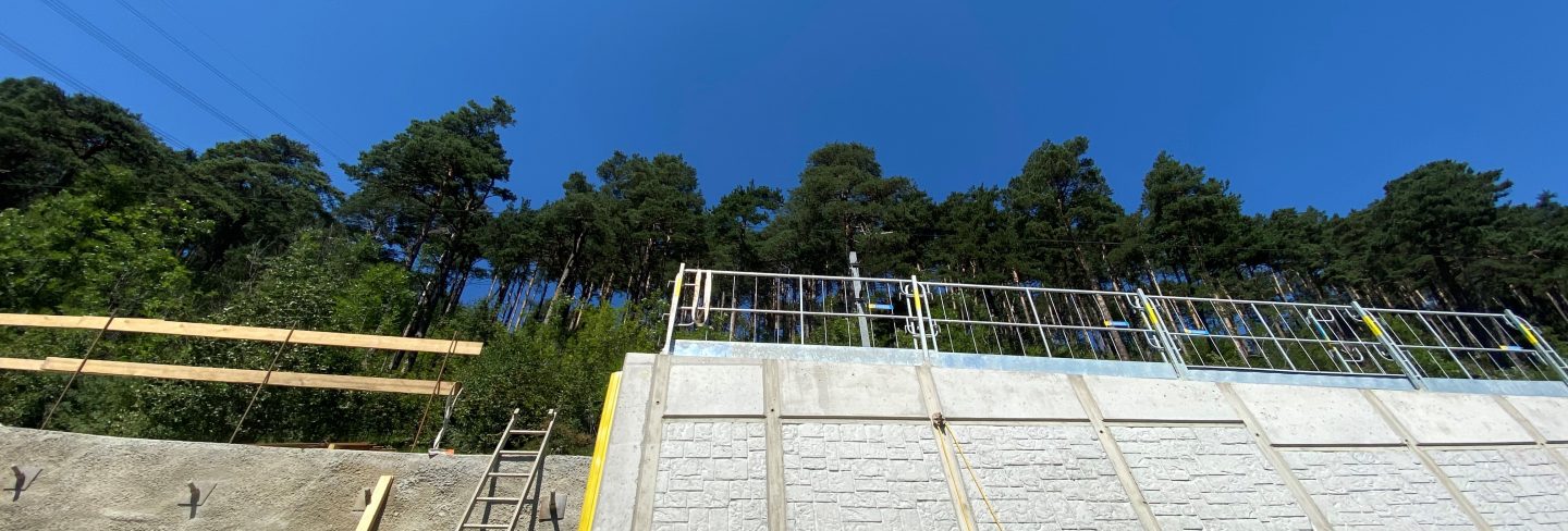 Errichtung Stützmauer