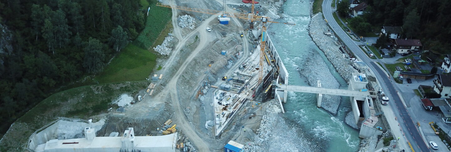 Bau Wasserkraftwerk