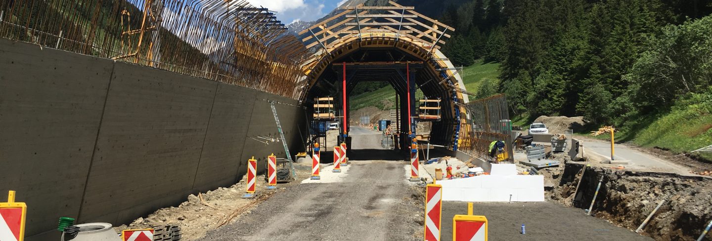 Errichtung Lawinenschutz