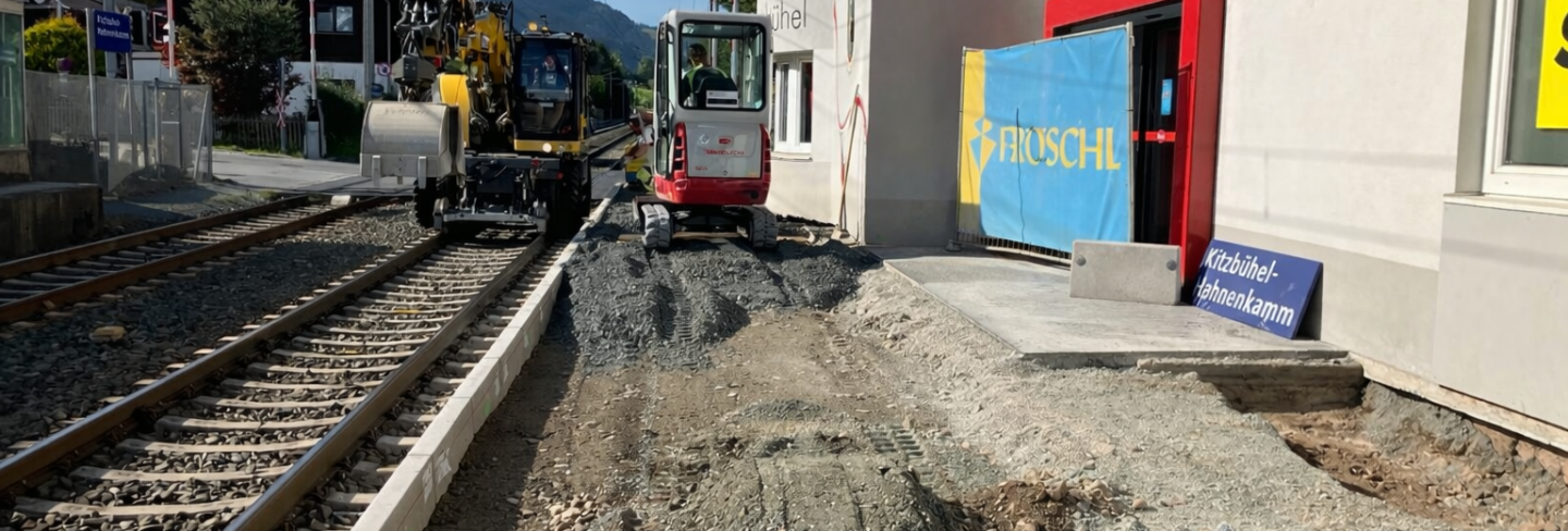 Sanierung ÖBB Haltestelle