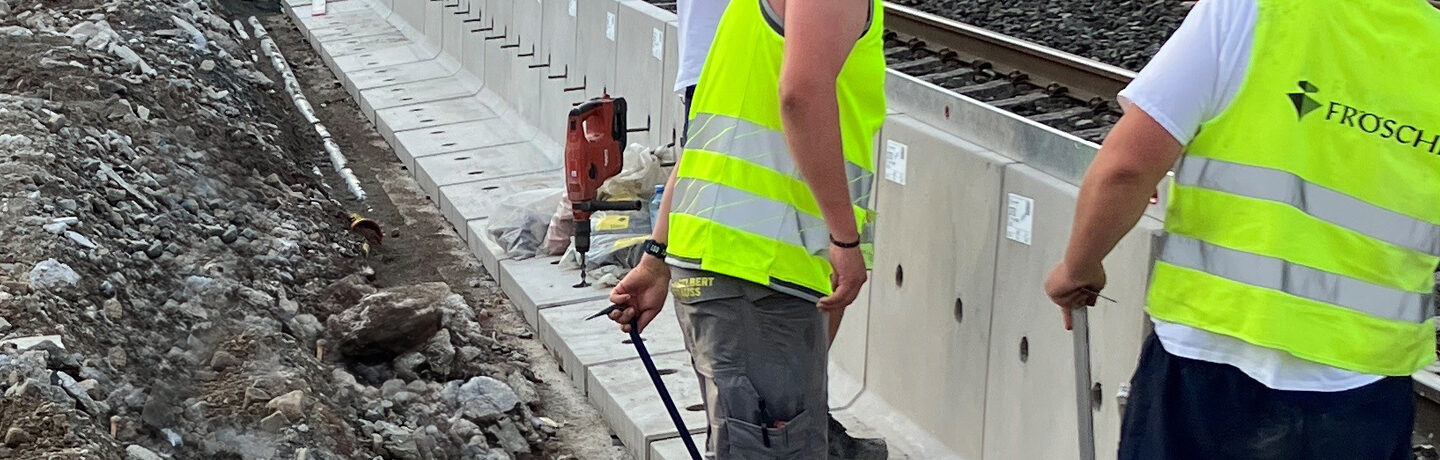 Sanierung ÖBB Haltestelle